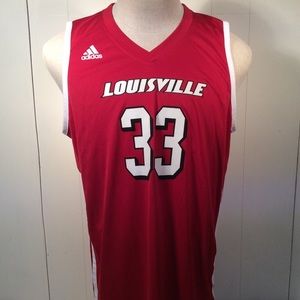 University of Louisville Cardinals Basketball Jersey Men’s size Large Adidas